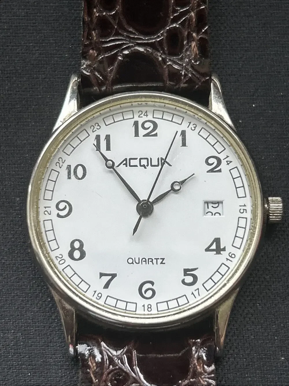 Acqua White Dial Silver Tone Women’s Quartz Watch
